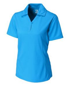 Cutter & Buck CB Drytec Genre Textured Solid Womens Polo