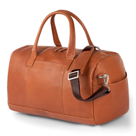 Bugatti Sartoria Leather Duffle bag - Cognac