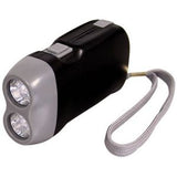 2 Led Hand Press Flashlight