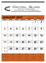 Triumph® Calendars Orange & Black Contractor Memo Calendar