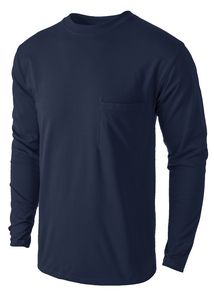 Zorrel® Men's Dri-Balance™ Long-Sleeve T-Shirt w/Pocket