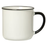 Spring 350 Ml. (12 Fl. Oz.) Stoneware Mug With Coloured Rim/Handle