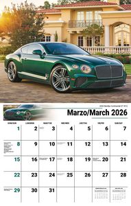 Galleria Wall Calendar 2026 Exotic Cars SP/ENG