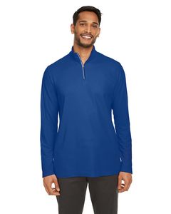000224 CORE 365 Men's Fusion ChromaSoft™ Pique Quarter-Zip