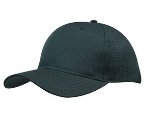 Breathable Poly Twill Cap w/Circle Perforations