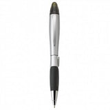 Silver Blossom Ballpoint Pen/Highlighter