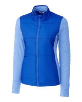 Cutter & Buck Stealth Hybrid Quilted Womens Full Zip Windbreaker Jacket