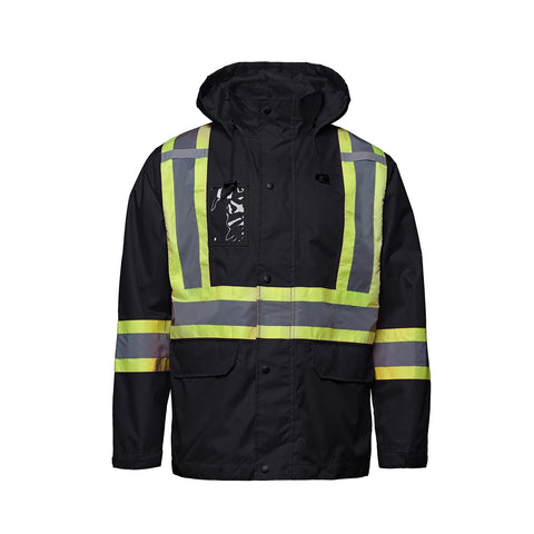 STORM - Full Length HI-VIZ Raincoat with Detachable Hood