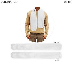 72 Hr Fast Ship - Ultra Soft and Smooth Microfleece Scarf, 6x50, Sublimated Edge to Edge 1 side