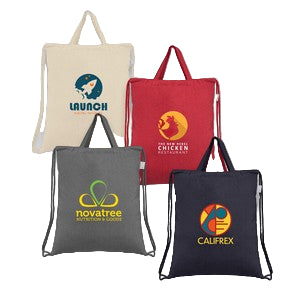 Palma - 5 oz. Recycled Cotton Drawstring Bag - Heat Transfer