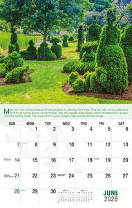 Galleria Wall Calendar 2026 Go Green Calendar