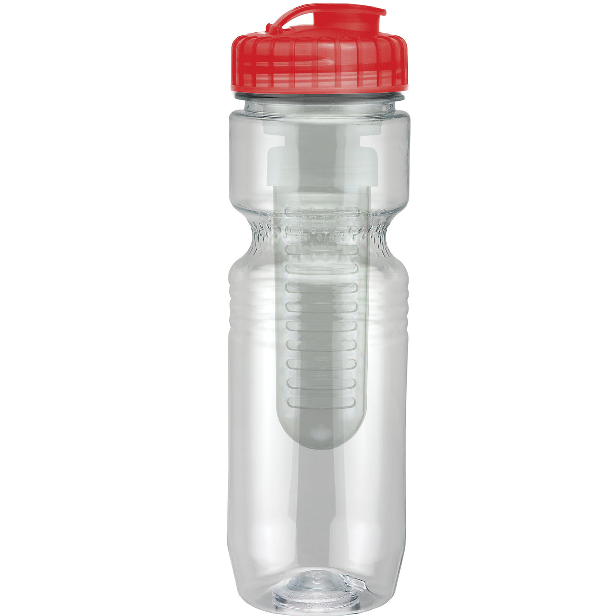 Clear/Translucent Red Lid