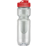Clear/Translucent Red Lid