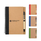 5'' x 7'' FSC® Mix Eco-Friendly Spiral Notebook with Pen