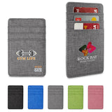 Heathered RFID Wallet w/6 Card Pockets