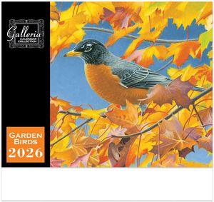 Galleria Wall Calendar 2026 Garden Birds