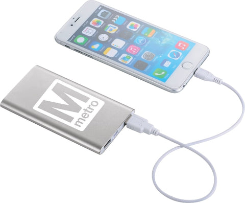 Sleek Aluminum 4000 mAh Power Bank