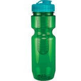 Green/Translucent Aqua Blue Lid
