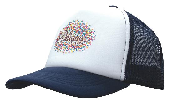 Trucker Mesh Cap w/Plastic Strap