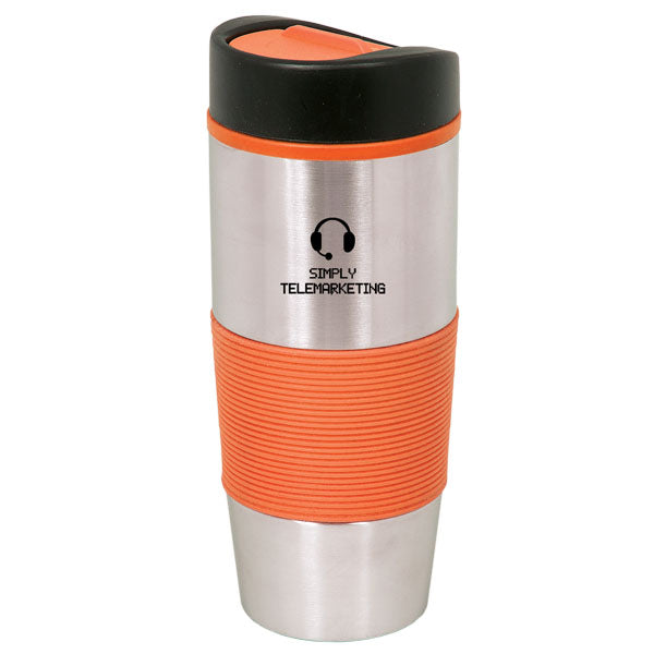 500 Ml. (17 Fl. Oz.) Stainless Steel Travel Tumbler