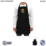 48 Hr Quick Ship - Twill Bib Apron, 25x28, 2 Pockets, Adjustable Neck, Heat Transfer Logo
