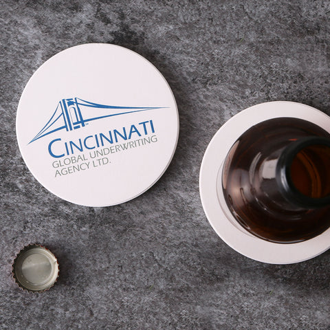 Whitehorse Ceramic Coaster