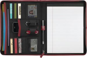 Pedova™ Zippered UltraHyde Padfolio with FSC® Mix Paper