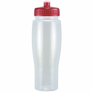 24 Oz. Contour Translucent Bottle w/ Push Pull Lid