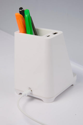 Desk Mate Organizer with Bluetooth Speaker and Charging Hub