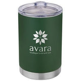 Forest Green/Clear/Silver Logo Front View