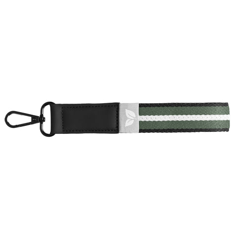 Newport rPET Woven Chevron Snap Trigger Keychain - 7.5