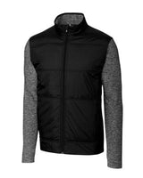 Cutter & Buck Stealth Hybrid Quilted Mens Full Zip Windbreaker Jacket