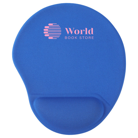 Wave Non-Slip Mouse Pad with Gel Wrist Rest
