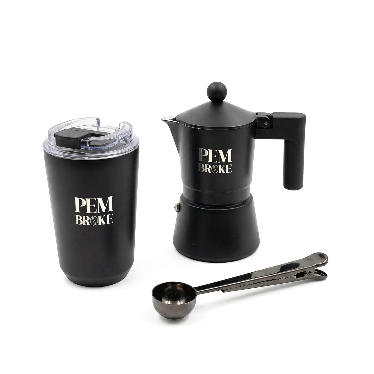 Pembroke Tumbler And Moka Pot Set