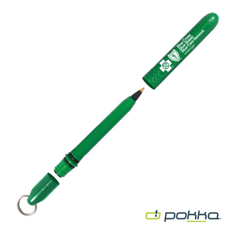 Pokka? Pocket Pen w/Dock & Chrome Keyring in Tin Box