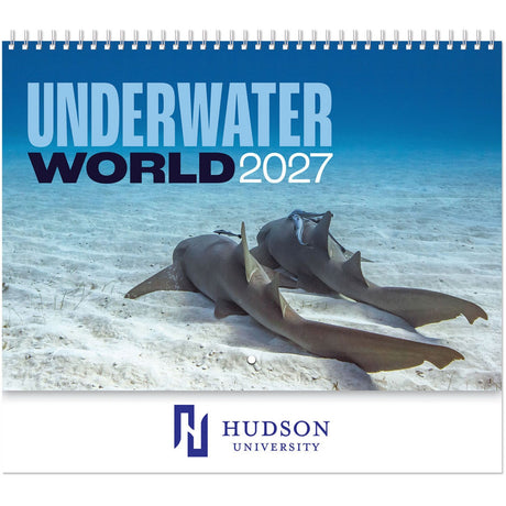 Underwater World Spiral Wall Calendar
