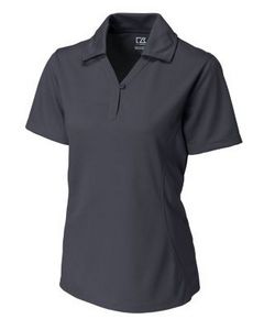 Cutter & Buck CB Drytec Genre Textured Solid Womens Polo