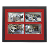 Riviera Red / 4" x 6" (4) / (None) (Blank)