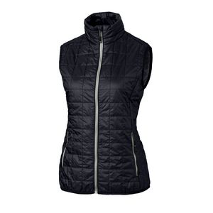Cutter & Buck Rainier PrimaLoft? Womens Eco Insulated Full Zip Puffer Vest