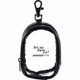 Round Clear Bag Charm