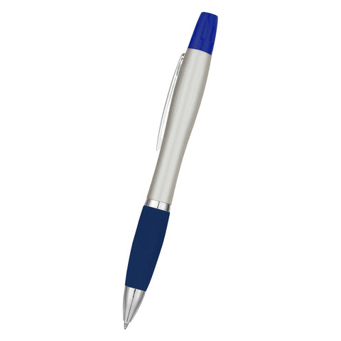 Twin-write Pen With Highlighter