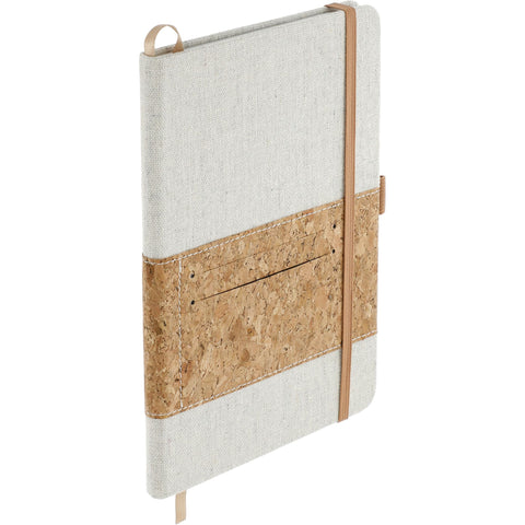 5.5'' x 8.5'' FSC® Mix Recycled Cotton Cork Notebook