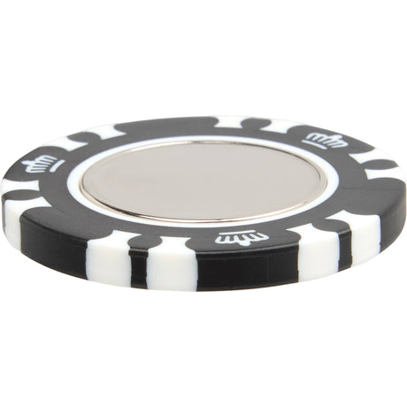 Recycled Poker Chip w/ Metal Ballmarker