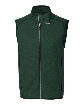 Cutter & Buck Mainsail Sweater-Knit Mens Full Zip Vest
