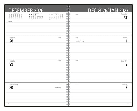 Triumph® Calendars Classic Weekly Desk Planner