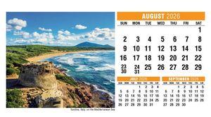 Galleria Sun, Sand & Surf Desk Tent Calendar