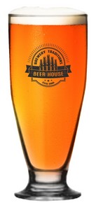 ~ Cin-Cin 16oz clear glass pilsner - Bulk Packaging/Pallet