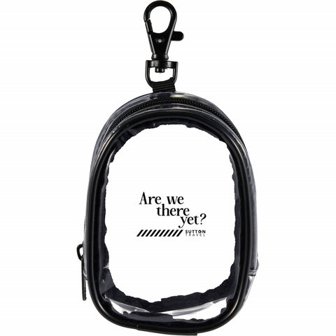Round Clear Bag Charm