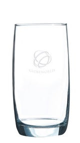 Nordic 17oz clear glass Cooler - Etched