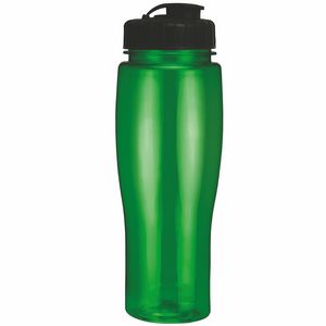 24 Oz. Contour Translucent Bottle w/ Flip Top Lid